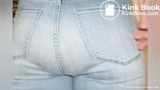 Purple Speedo Triple Pants Poop