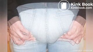 Purple Speedo Triple Pants Poop