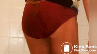 Red Panties Double Jeans Load