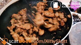 Cooking and feeding you my poop