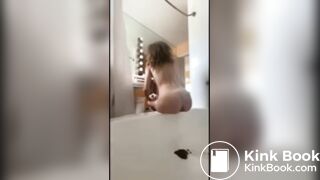 Sexy girl gets sick in Mexico