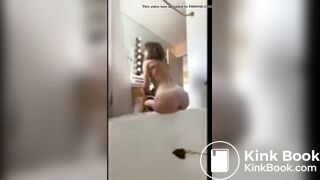 Sexy girl gets sick in Mexico