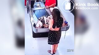 Supermarket accidental shit