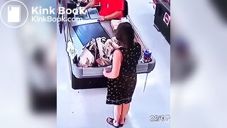 Supermarket accidental shit