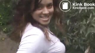 Young girl quick poop