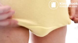 Girl Pooping Yellow Panties