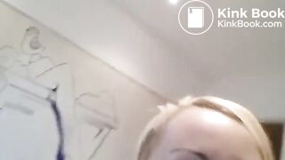 Lovely undies, smearing shit..