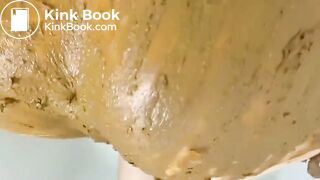 Scat in the bathtub..