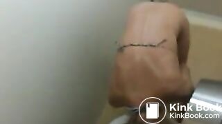 Blondie in a Bikini poops and wipes