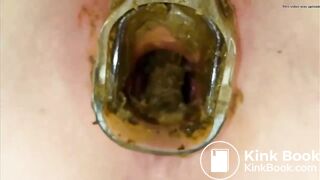 Pussy full of shit and open dirty ass.
