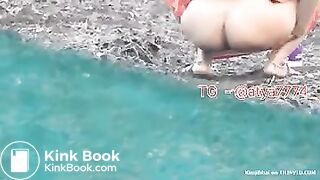 Sexy Aunty shit and piss