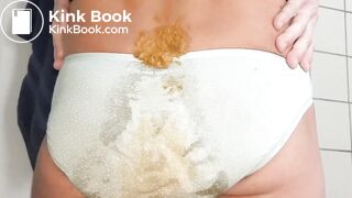 Huge Green Double Jeans Poop