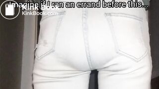 Huge Green Double Jeans Poop