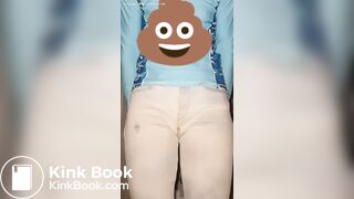 Front Facing Pants Poop Duo