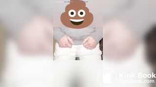 Front Facing Pants Poop Duo