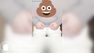 Front Facing Pants Poop Duo