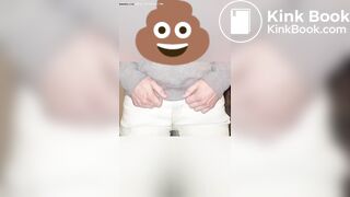 Front Facing Pants Poop Duo