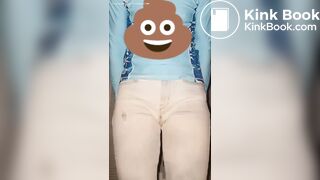 Front Facing Pants Poop Duo