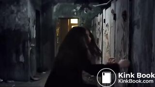 Young Asian teen has diarrhea scene