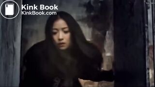 Young Asian teen has diarrhea scene