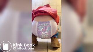Public Diaper Poop in Stall