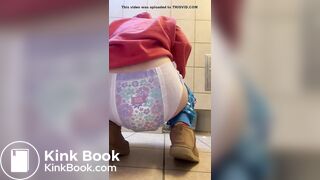 Public Diaper Poop in Stall