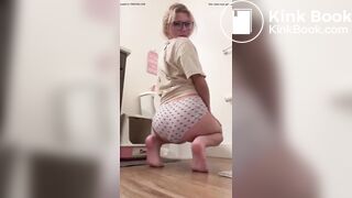 Girl pooping panties complication