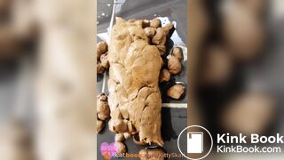 Close up shower poop