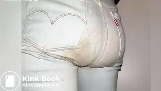 Orange Double Jeans Poop