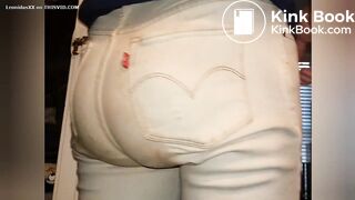 Orange Double Jeans Poop