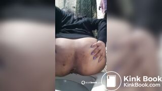 Big Argentinian booty struggled to poop