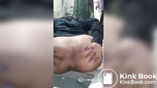 Big Argentinian booty struggled to poop