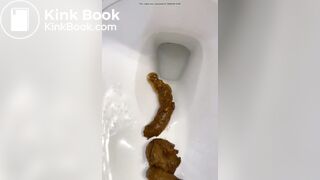 Cute Ebony Chick Drops a Couple of Turds