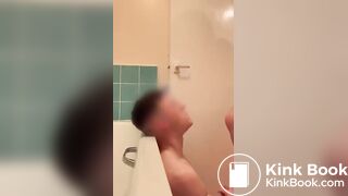 British girl fist time shitting on boyfriend