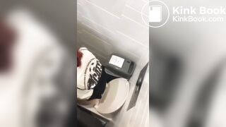 Toilet wc beautiful Girl #6 poop