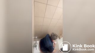 Toilet wc beautiful Girl #6 poop