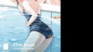 Girl pooping in pool