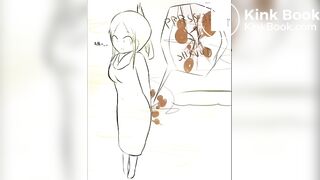 girl fart, scat