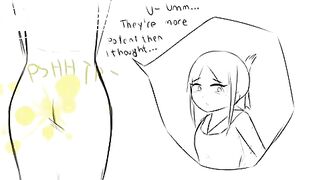 girl fart, scat