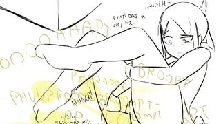 girl fart, scat