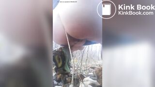 Poo in the middle of the woods..