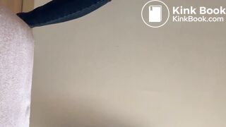 Girl Poops Jeans in Bathroom