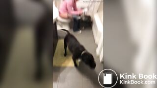 girl poop with no toiletpaper