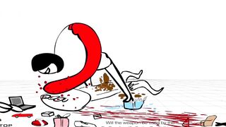 Girl beats up and craps on guy for 2 minutes