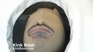 Shit swallow hole in the ladies room