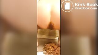 Majorly shit her white panties.. this is no joke..