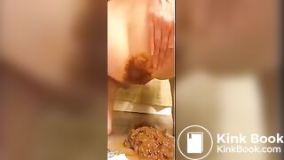 Majorly shit her white panties.. this is no joke..