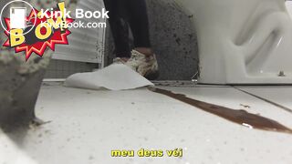 Desperate diarrhea prank