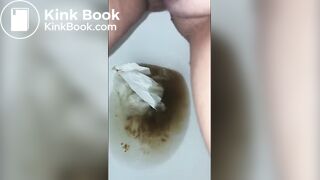 A toilet clogging load of poo..