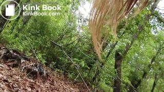 Naked Woman Poops in Forest Again